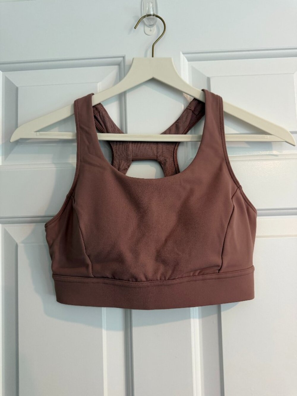 Lululemon Energy Bra Size 6 Mauve Brown Medium Support B–D Cup